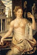 unknow artist Bathsheba Observed by King David oil painting reproduction